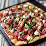 Strawberry Balsamic & Goat Cheese Pizza
