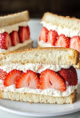 Strawberry Cream Sandwiches