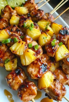 Sweet Chili Pineapple Chicken Skewers