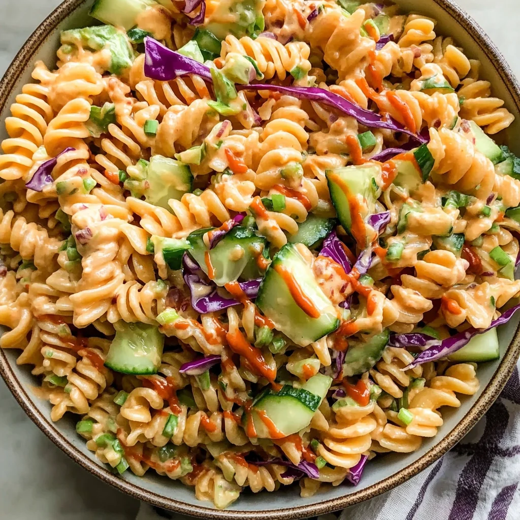 Tasty High Protein Asian Pasta Salad