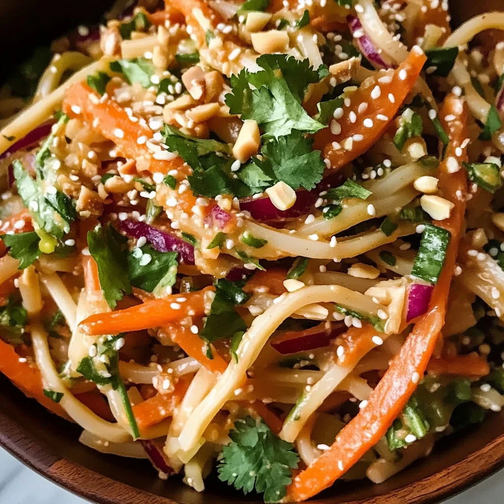 Thai Peanut Noodle Salad Recipe