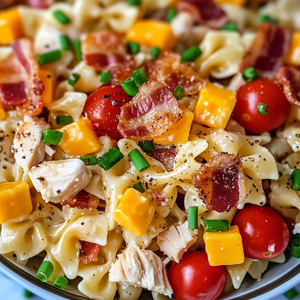 Crack Chicken Pasta Salad