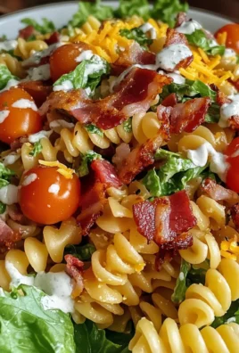 Creamy BLT Pasta Salad