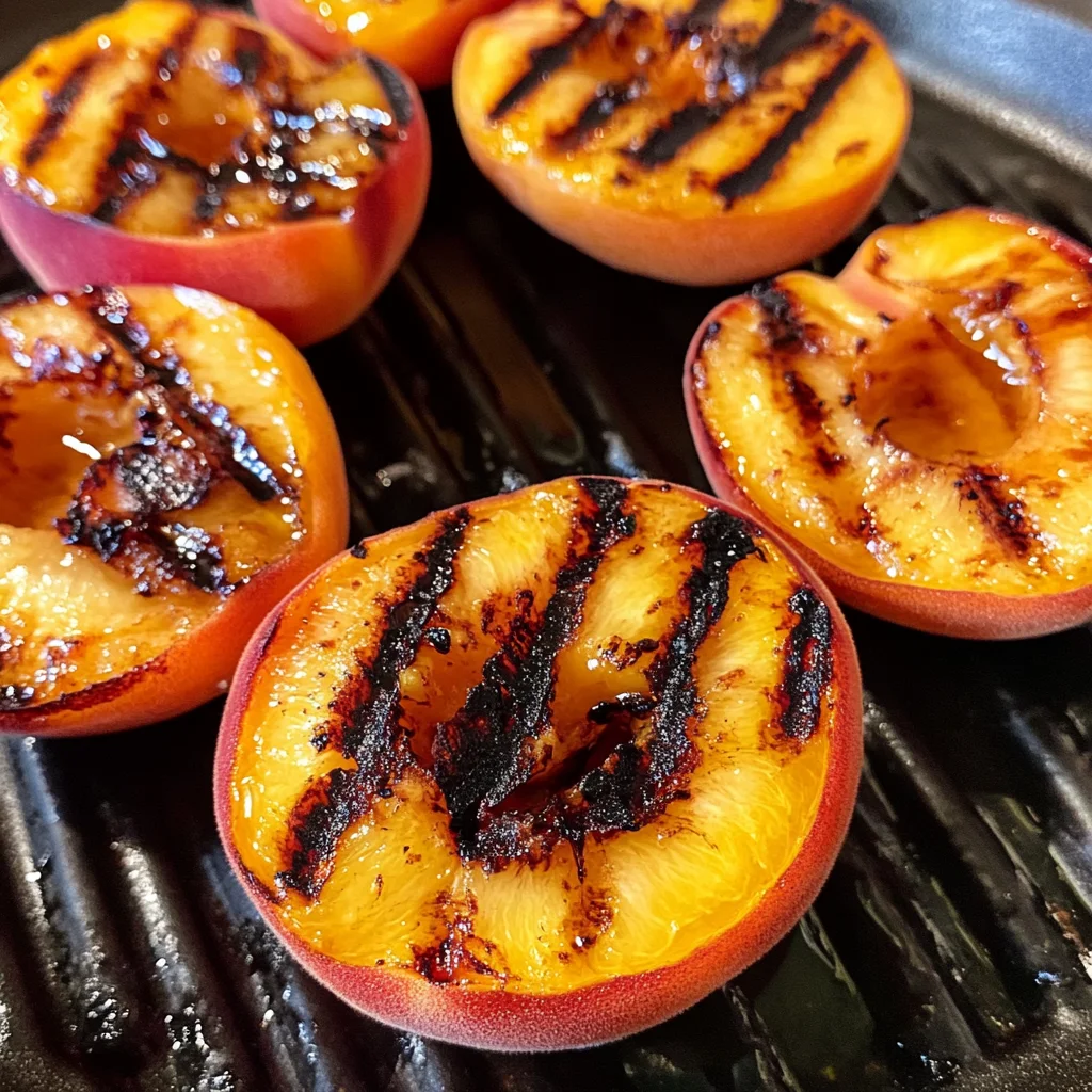 Juicy Grilled Peaches