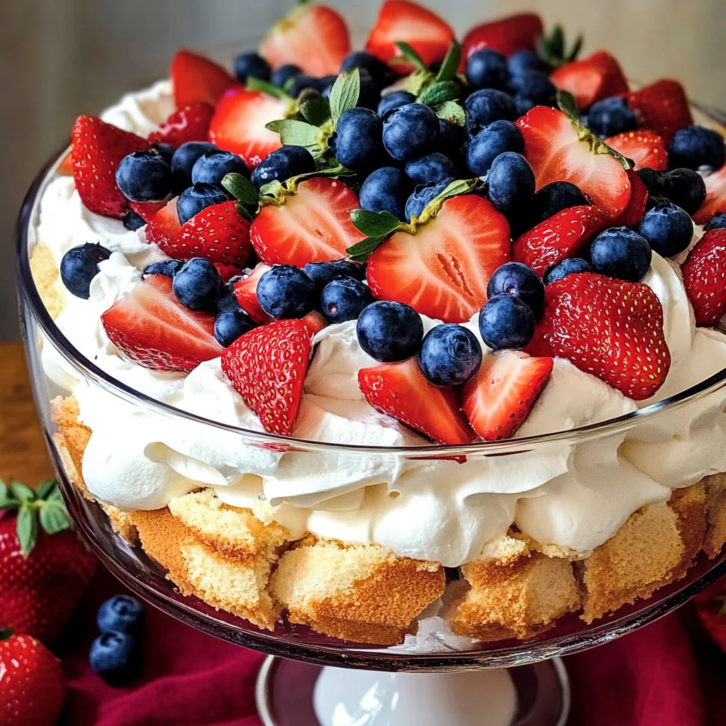 Patriotic 4th of July Trifle