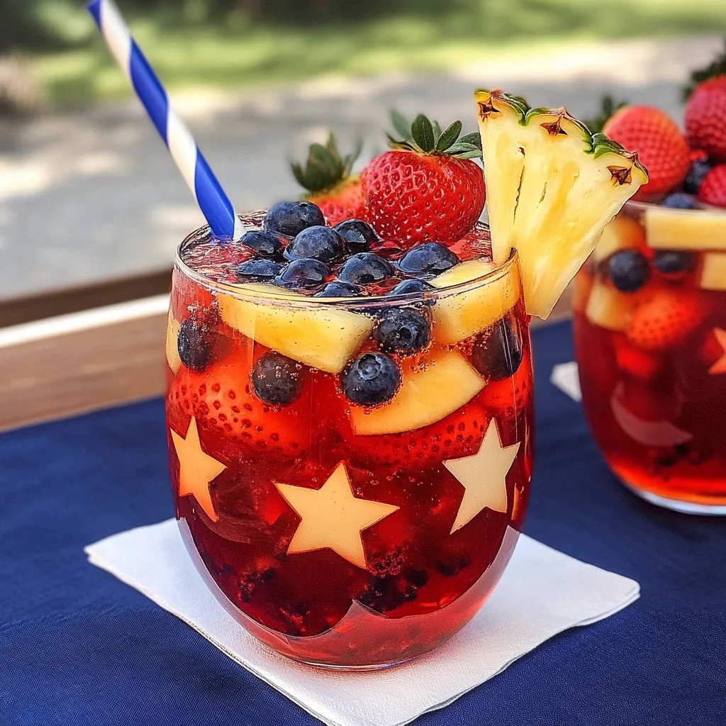 Red, White, and Blue Punch Recipe