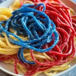 Red White and Blue Spaghetti