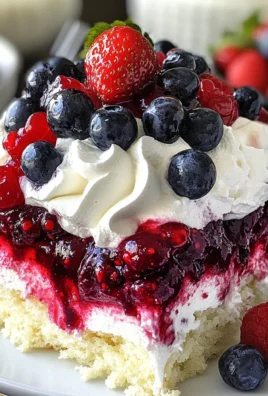 Summer Berry Poke Cake